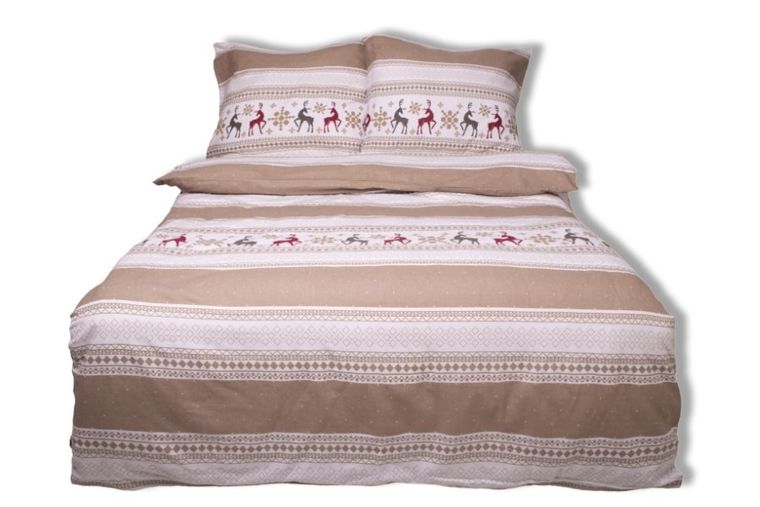 Matex, komplet pościeli flanelowej, 160-200 cm + 2-70-80 cm