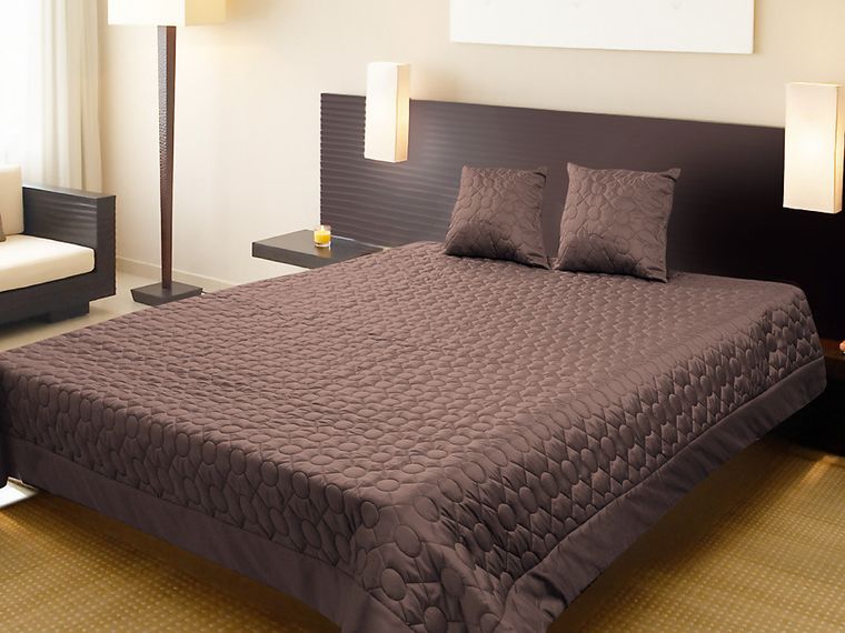 Matex, Oriental, narzuta dekoracyjna, brązowa, 170-210 cm