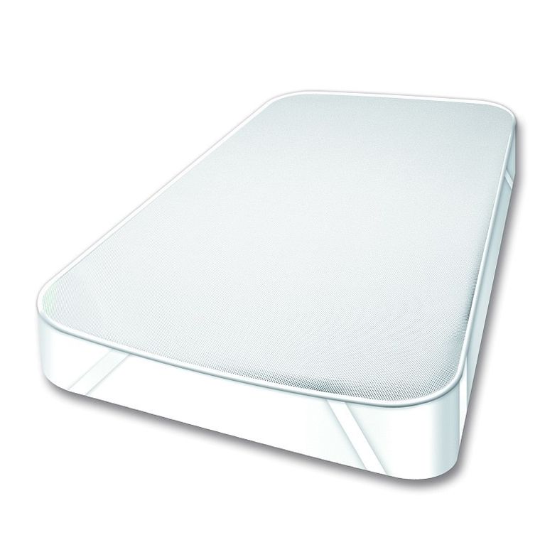 Matex, podkład higieniczny frotte podgumowany, biały, 140-200 cm