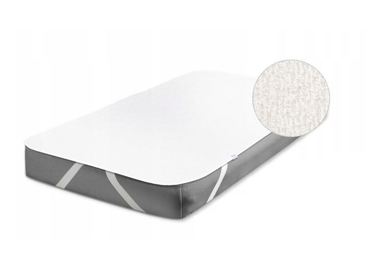 Matex, podkład higieniczny frotte, podgumowany, biały, 160-200 cm