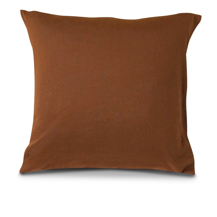 Matex, poszewka na poduszkę typu jasiek, Jersey, brązowa, 40-40 cm