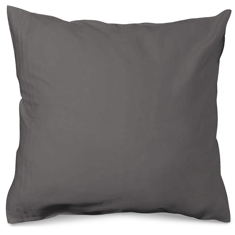Matex, poszewka na poduszkę typu jasiek, satyna bawełniana, grafitowa, 40-40 cm
