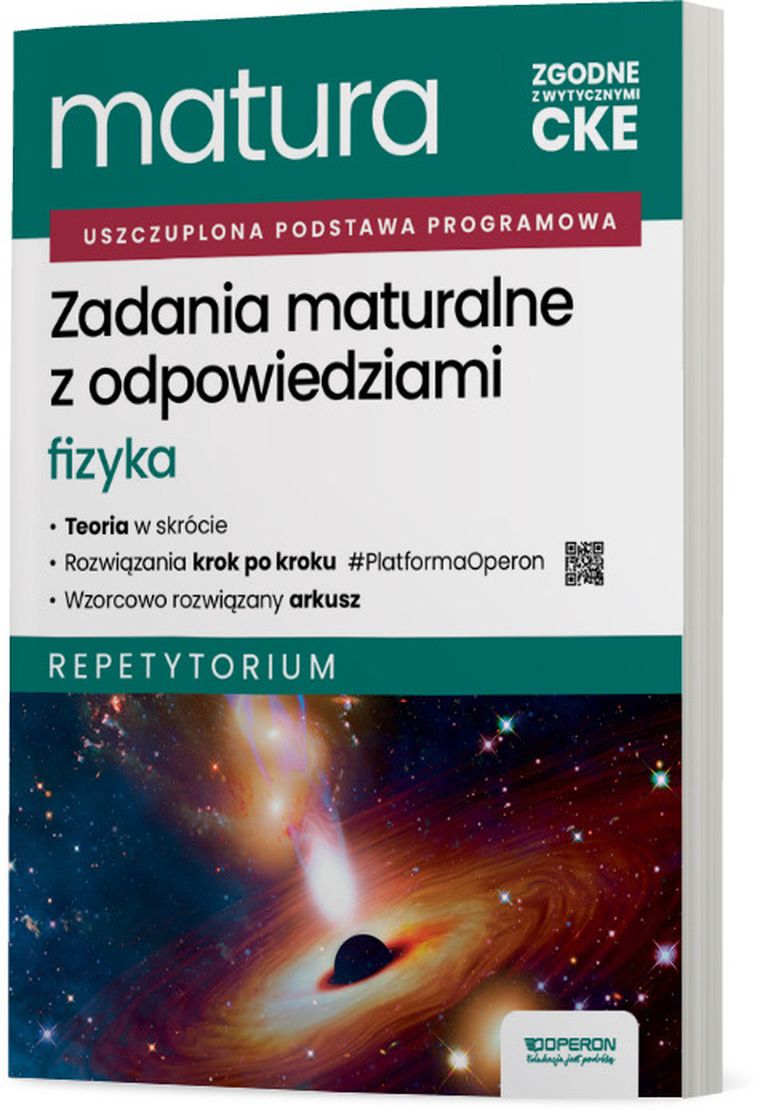 Matura 2026. Fizyka. Zadania maturalne z odpowiedziami. Repetytorium