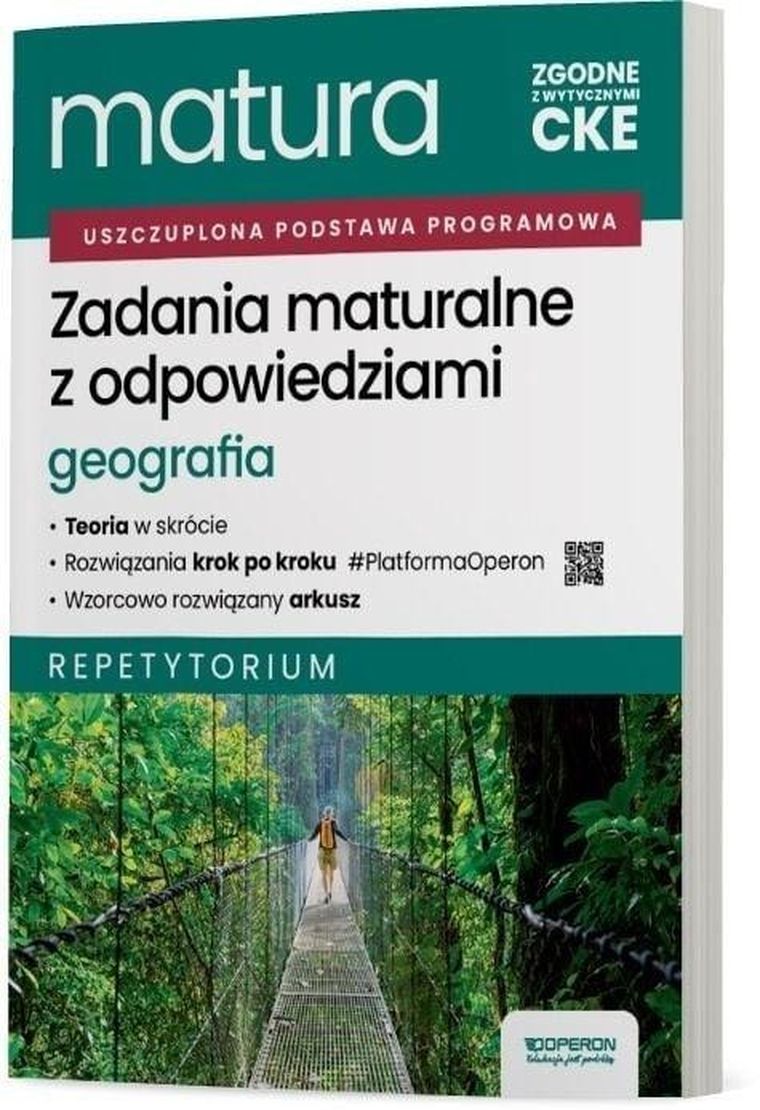Matura 2026. Geografia. Zadania maturalne z odpowiedziami. Repetytorium