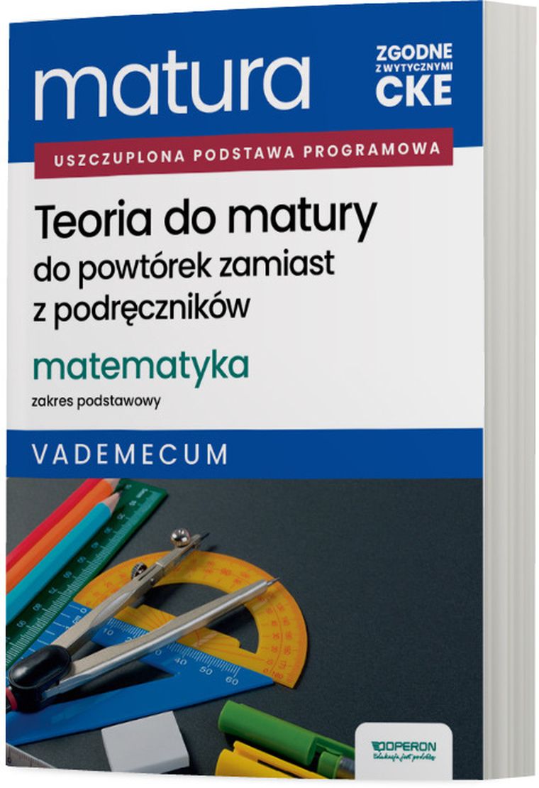 Matura 2026. Matematyka. Teoria do matury. Zakres podstawowy. Vademecum