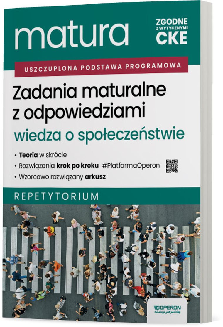 Matura 2026. Wiedza o społeczeństwie. Zadania maturalne z odpowiedziami. Repetytorium