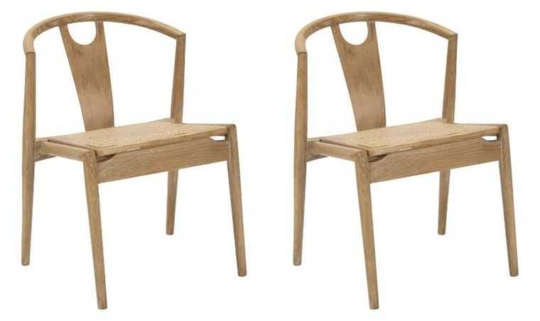 Mauro Ferretti, Japan, zestaw dwóch krzeseł z plecionką wiedeńską