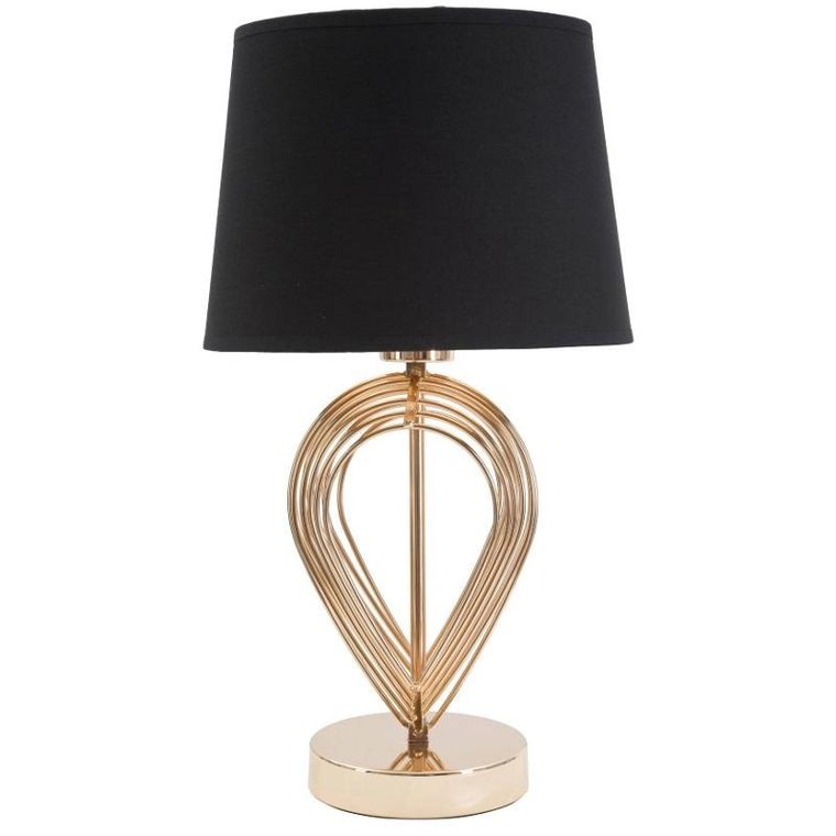 Mauro Ferretti, lampa stołowa ze złotym zdobieniem, Maxt