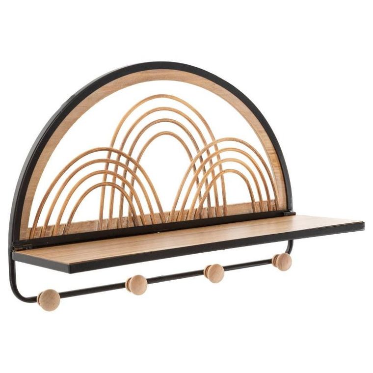 Mauro Ferretti, rattanowa półka ścienna z haczykami