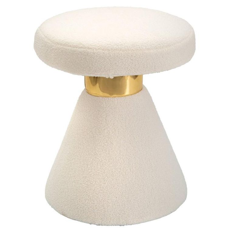 Mauro Ferretti, stołek z pluszu, wys. 51 cm