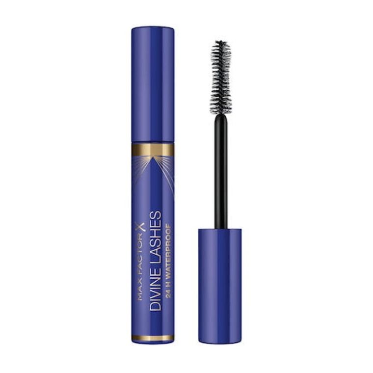 Max Factor, Divine Lashes Mascara, wodoodporny tusz do rzęs zwiększający objętość, 003 Waterproof Black, 9 ml