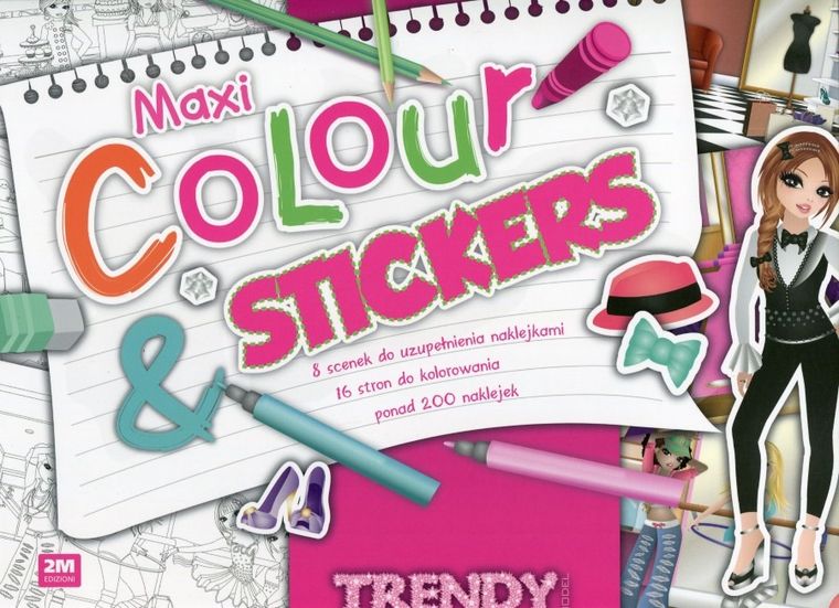 Maxi Colour & Stickers. Trendy