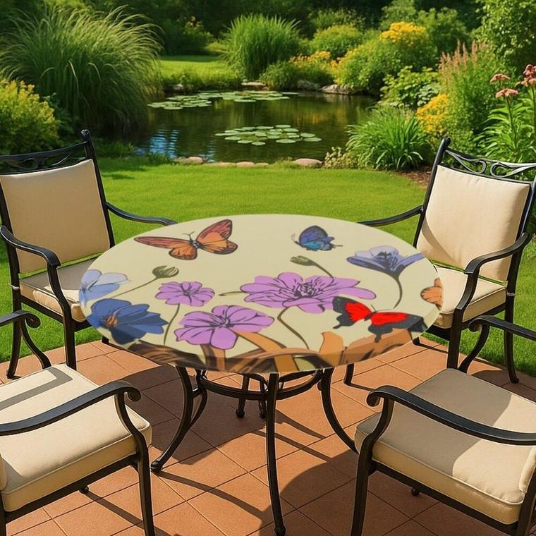 Maximex, cerata ogrodowa z gumką, łąka kwiatowa, 70-86 cm
