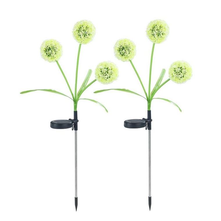 Maximex, lampki ogrodowe solarne, dmuchawce LED, 75 cm, 2 szt.