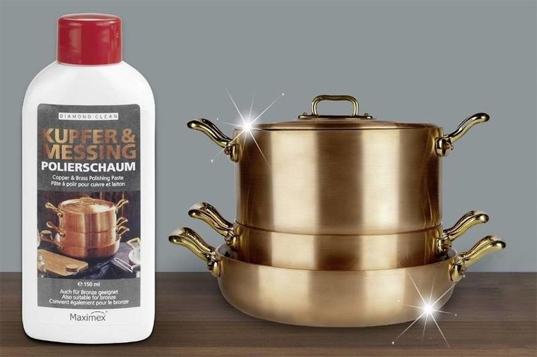 Maximex, płyn do polerowania miedzi i mosiądzu, 150 ml