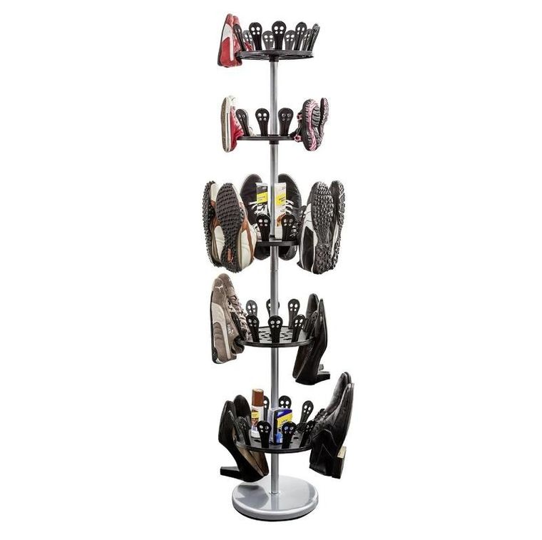 Maximex, stojak na buty, obrotowy, 30 par