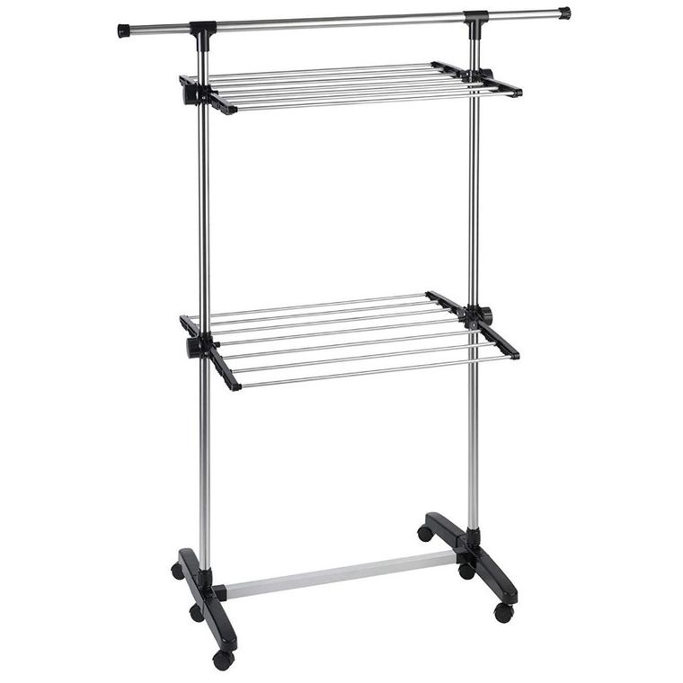 Maximex, suszarka na pranie ze stali nierdzewnej, 77-120 cm