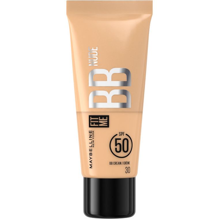 Maybelline, Fit Me, krem bb, nude, SPF50, nr 30, 30 ml