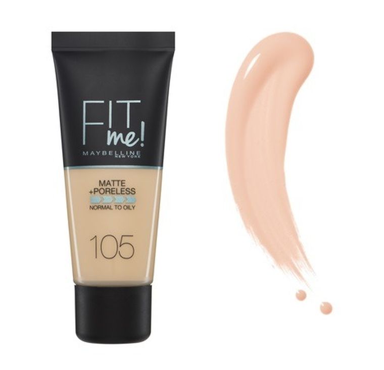 Maybelline, Fit me, podkład do twarzy, 105 Natural Ivory, 30 ml