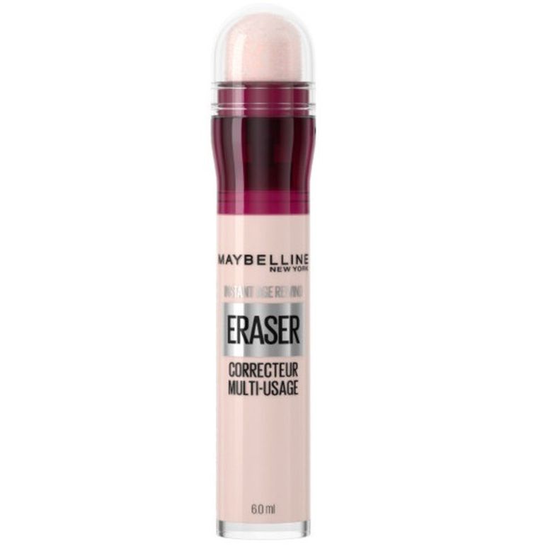 Maybelline, Instant Anti-Age Eraser Concealer, korektor do twarzy z gąbeczką, 95 Cool Ivory, 6.8ml