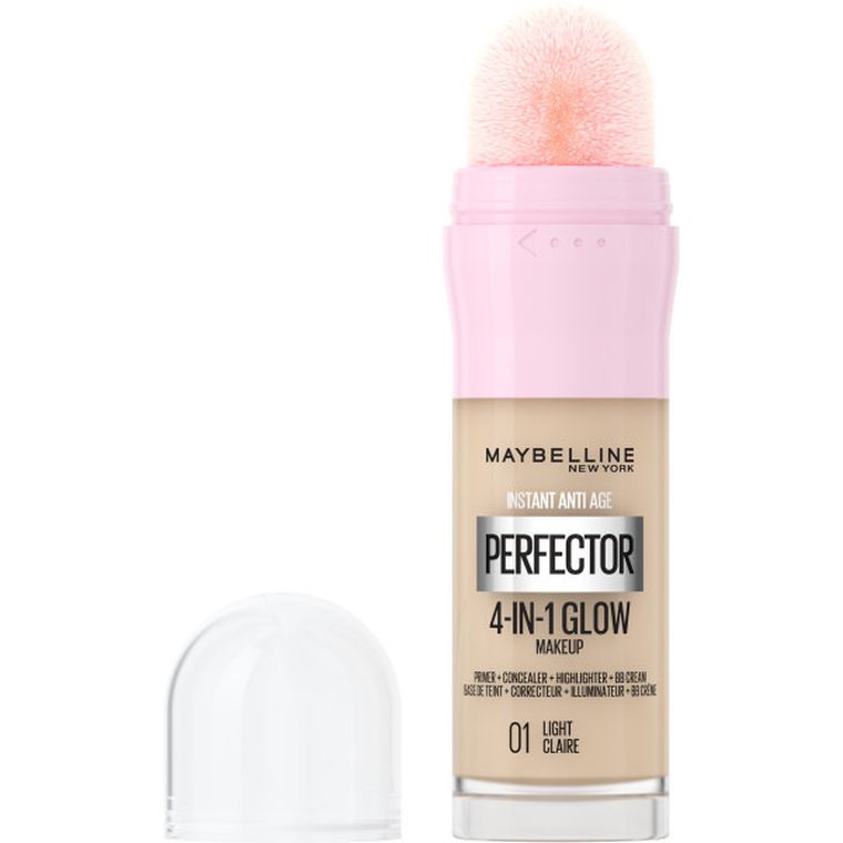 Maybelline, Instant Perfector 4in1 glow, rozświetlająca baza, 01 Light, 20 ml