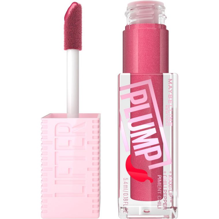 Maybelline, Lifter Plump, błyszczyk powiększający usta, nr 002, Mauve Bite, 5.4 ml