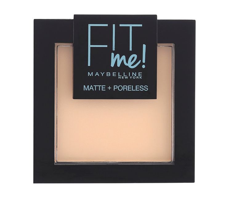 Maybelline New York, Fit Me, Matte Poreless Pressed Powder, puder matujący do twarzy w kompakcie, 104 Soft Ivory, 9 g