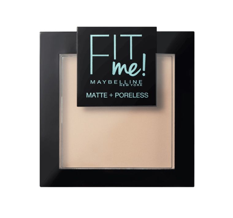 Maybelline New York, Fit Me, Matte Poreless Pressed Powder, puder matujący do twarzy w kompakcie, 105 Natural Ivory, 9 g