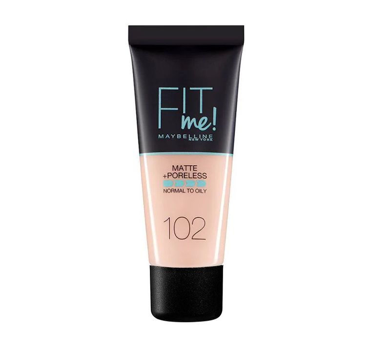 Maybelline New York, Fit Me, matujący podkład do twarzy, 102 Fair Ivory, 30 ml