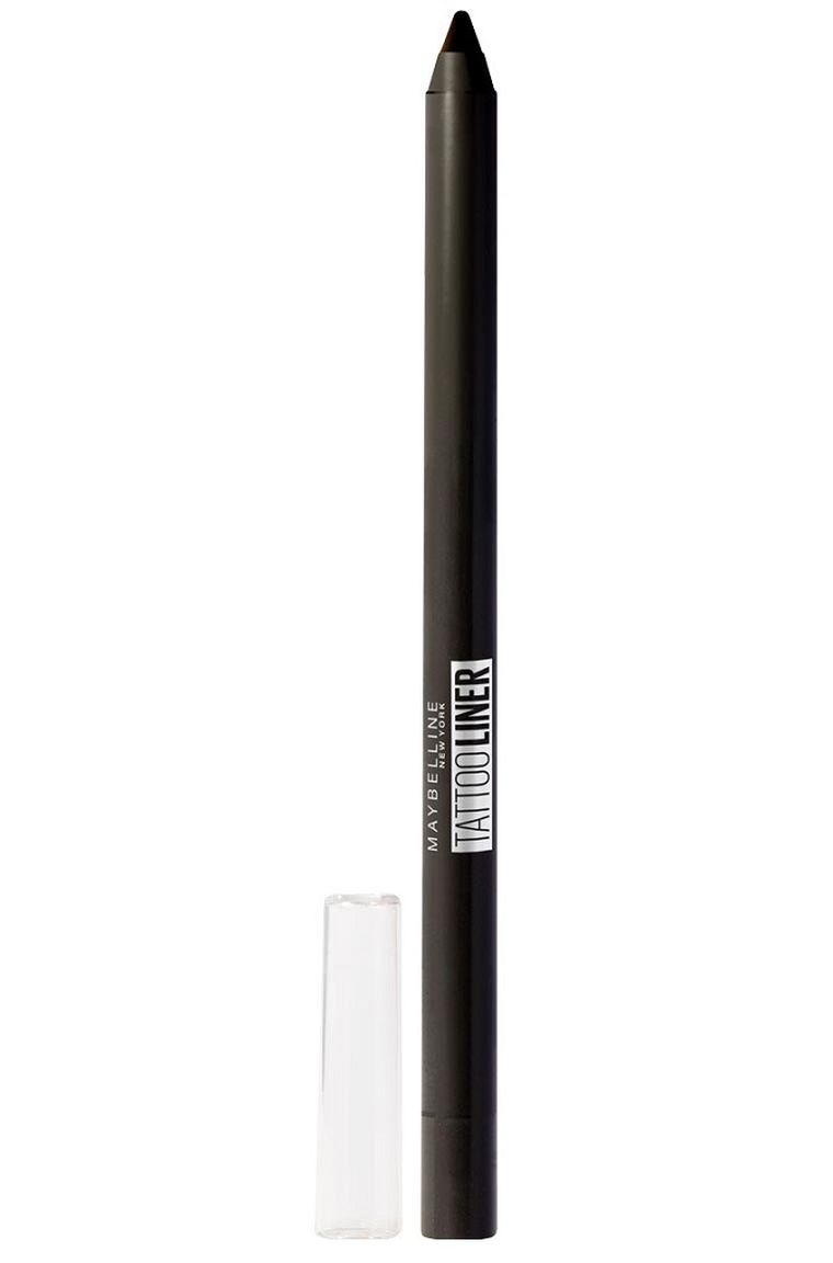 Maybelline New York, Tattoo Liner Gel Pencil, wodoodporny eyeliner w kredce, 900 Deep Onyx