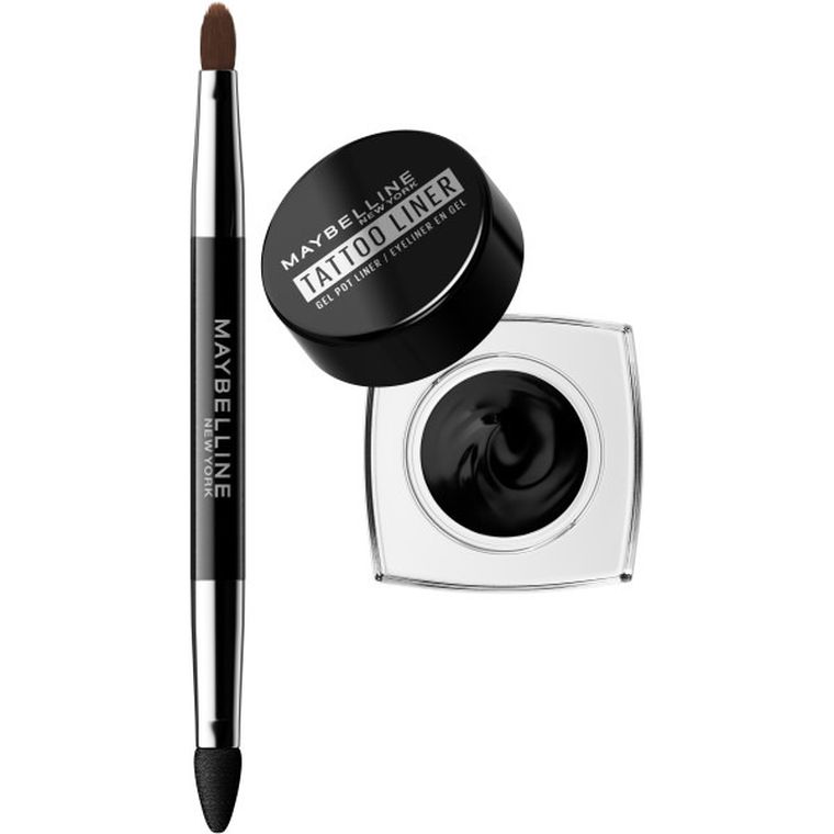 Maybelline, Tattoo Liner, eyeliner w żelu 2in1, nr 950 Blackest Black, 26g