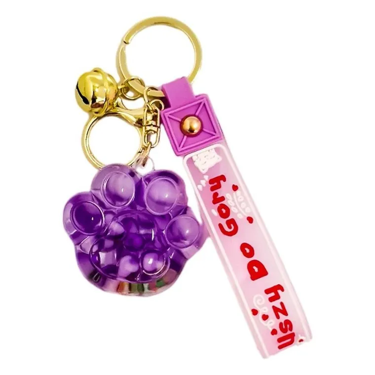 MCD, brelok, łapka, fioletowy