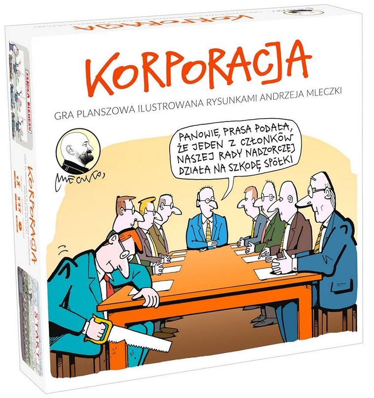 MDR, Korporacja, gra towarzyska ilustrowana rysunkami Andrzeja Mleczki