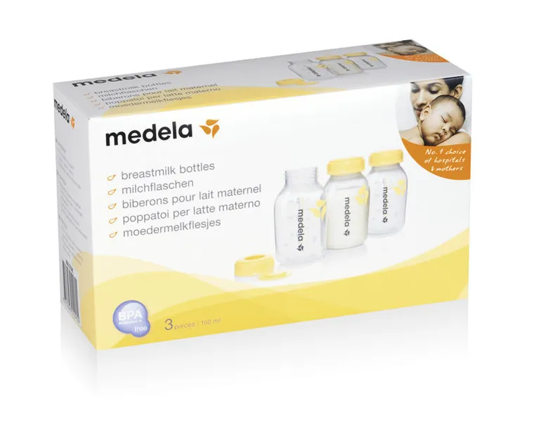 Medela, zestaw butelek, 150 ml, 3 szt.