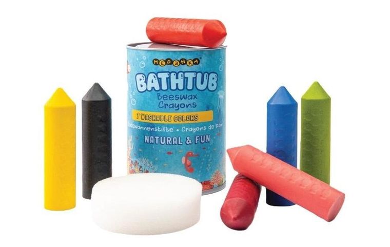 Medenka, kredki do kąpieli, 7 kolorów