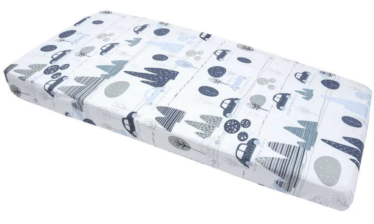 Medi Partners, Auta, Retro, prześcieradło z gumką, 60-120 cm