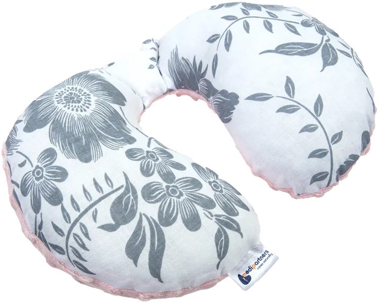 Medi Partners, Berry, poduszka podróżna, rogal, różowa