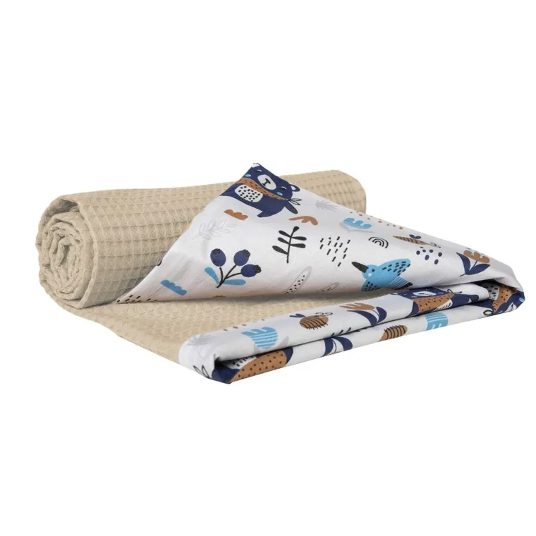 Medi Partners, Boho Animals, kocyk, wafel, 75-100 cm