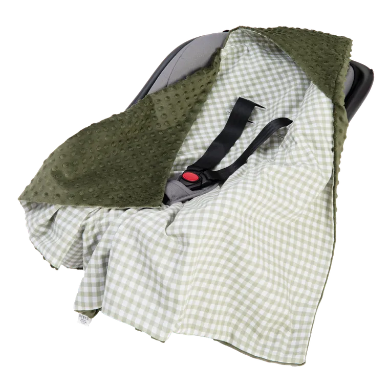 Medi Partners, Kratka, otulacz do nosidełka, kocyk z kapturkiem, 85-85 cm