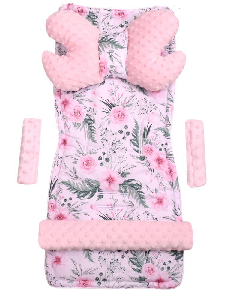 Medi Partners, Kwiaty, wkładka do wózka, zestaw, 4 elementy