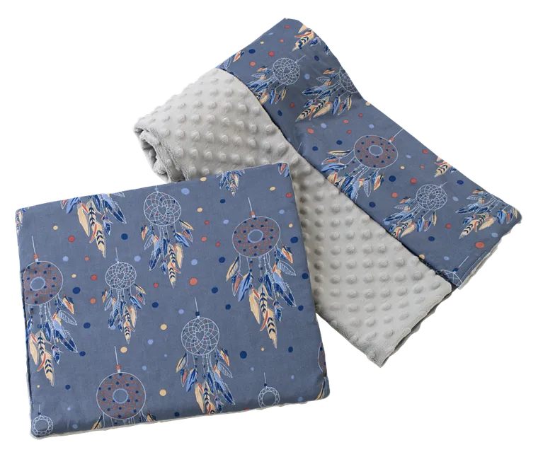 Medi Partners, Łapacze Snów, zestaw pościeli do wózka, szary, 75-100 cm