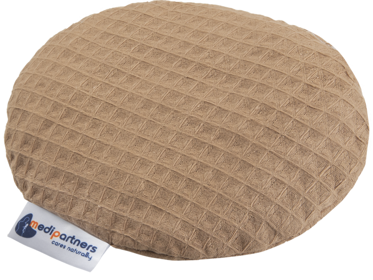 Medi Partners, mały termofor z pestkami wiśni, wafel, brąz