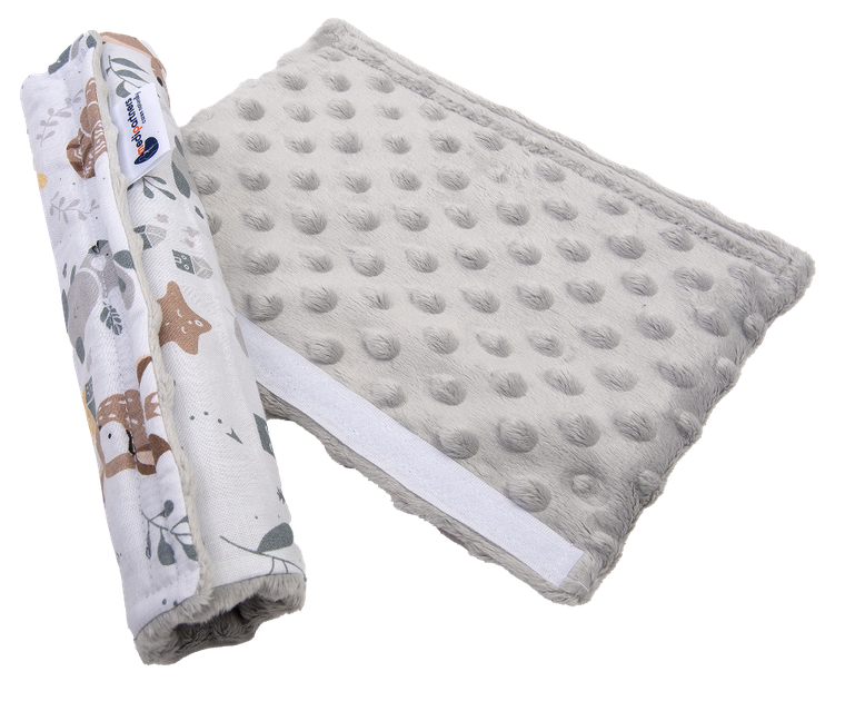 Medi Partners, ochraniacz na pas samochodowy, minky, szary