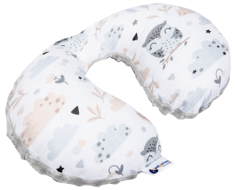 Medi Partners, Polana, poduszka podróżna, rogal, szara