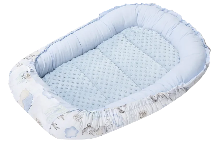 Medi Partners, Sarny, Jeż, gniazdo niemowlęce, kokon solo, jasny niebieski