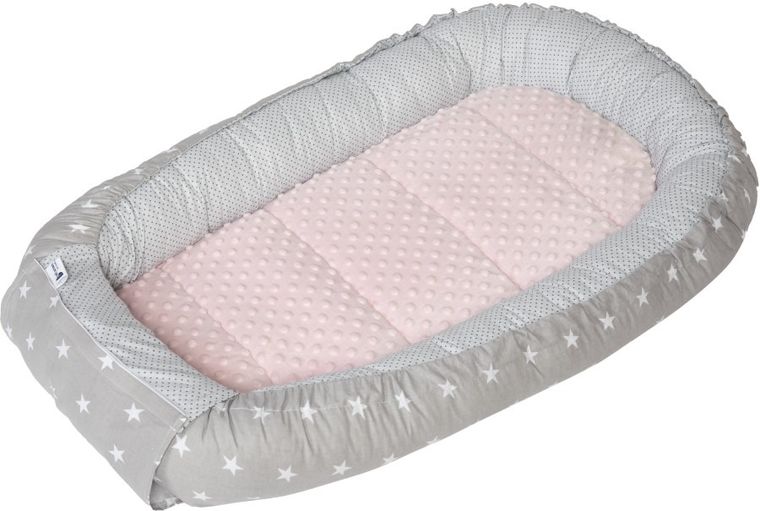 Medi Partners, Stars, gniazdo niemowlęce, kokon solo, jasny różowy
