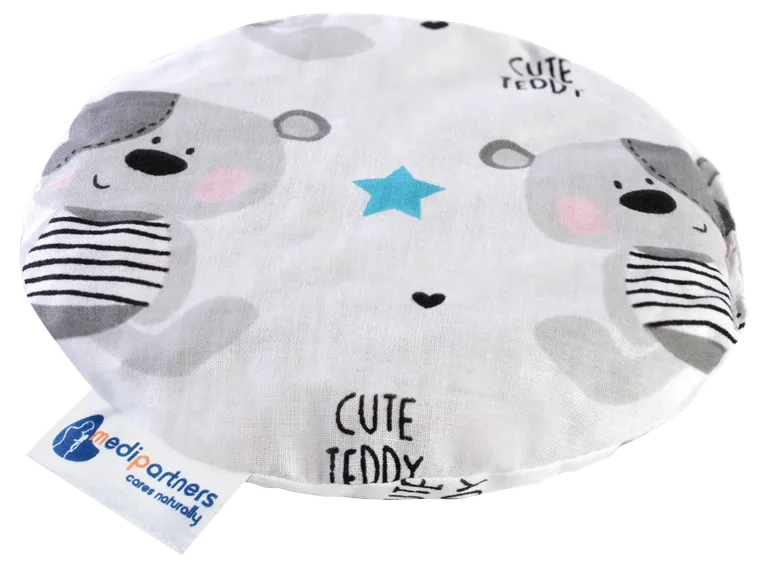 Medi Partners, Teddy, mały termofor z pestkami wiśni, błękit