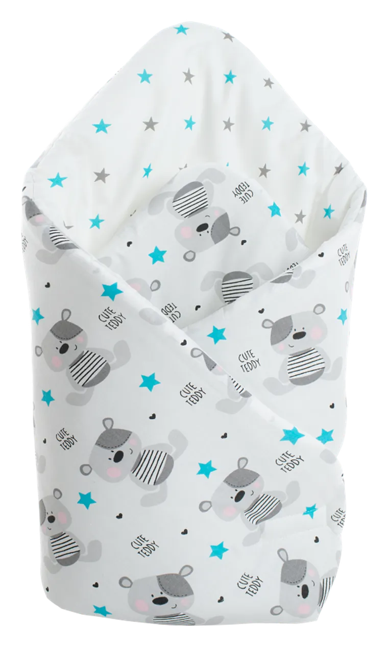 Medi Partners, Teddy, rożek niemowlęcy, niebieski