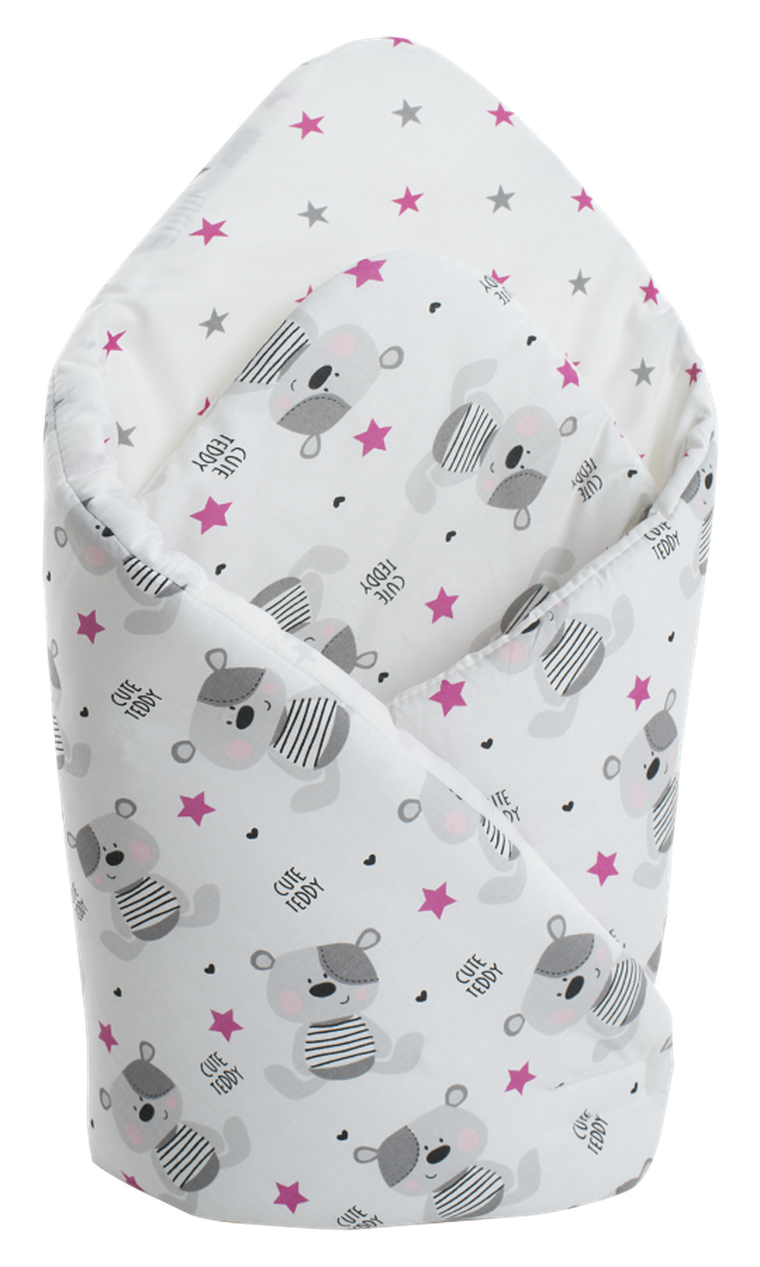 Medi Partners, Teddy, rożek niemowlęcy, róż