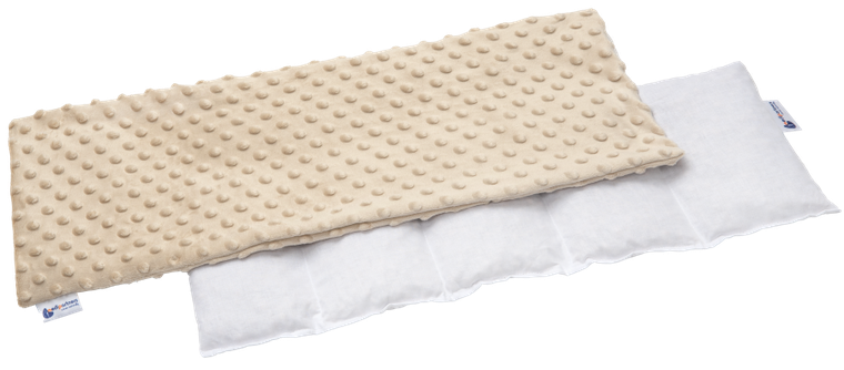 Medi Partners, termofor 5-komorowy z pestkami wiśni, minky, beż, 20-60 cm